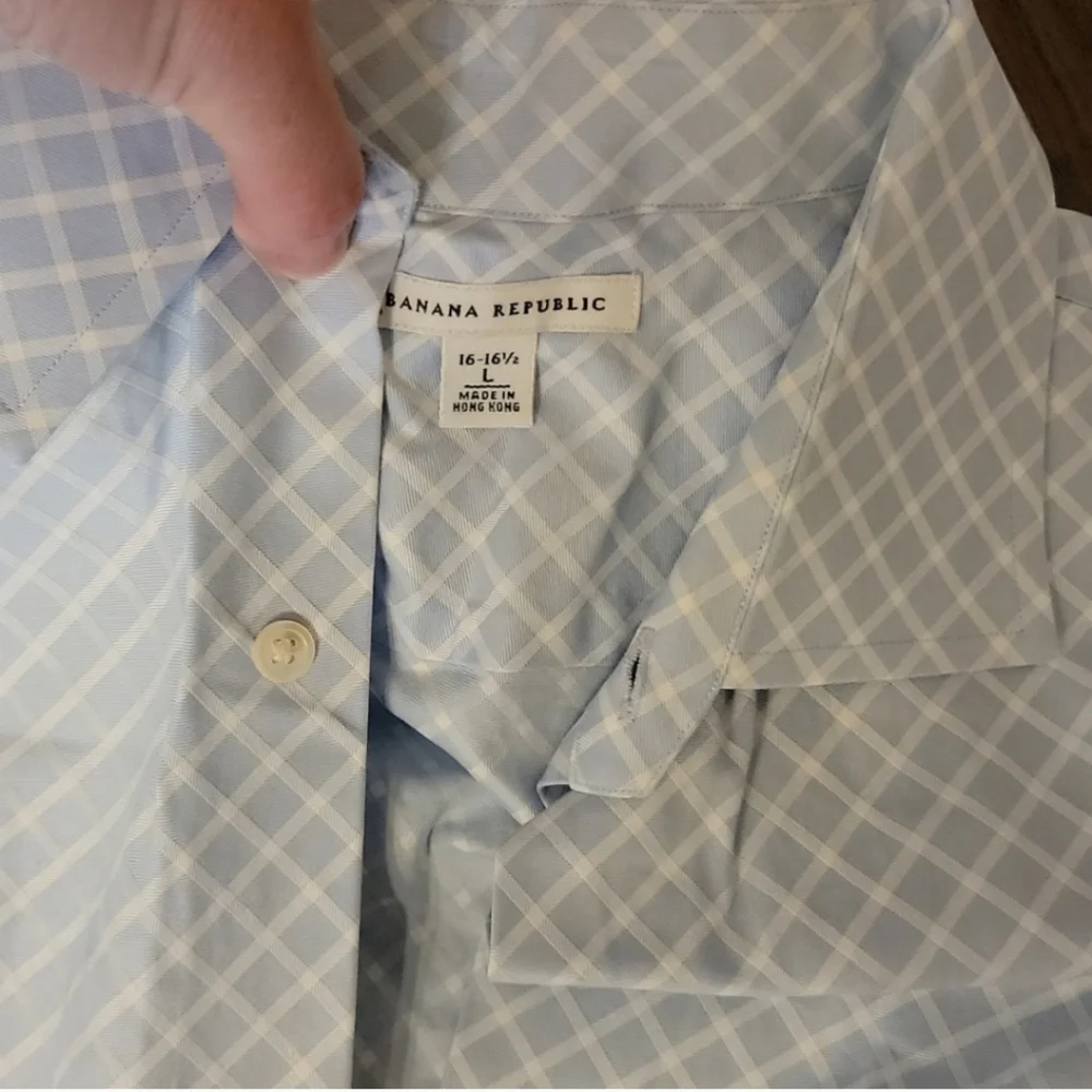 Banana republic tuxedo shirt size L- XL